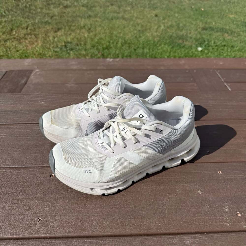 On Running Cloudrunner White Frost Running Shoes